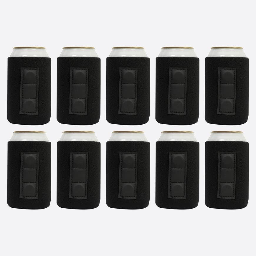 QualityPerfection Manyetik Kutu Soğutucu Kol, Neopren Bira 12 oz Normal boyut 4mm Kalınlık Yalıtımlı, DIY için Katlanabilir