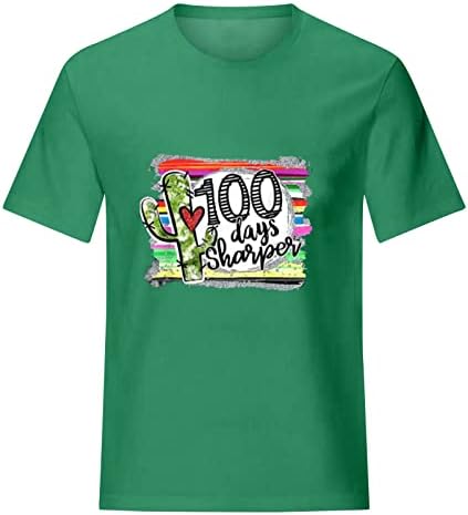Kısa Kollu T Shirt Bayan Komik Mektup Baskı Genç Kızlar Dışarı Çıkmak Gevşek Rahat Şık Bluz T-Shirt Tunikler