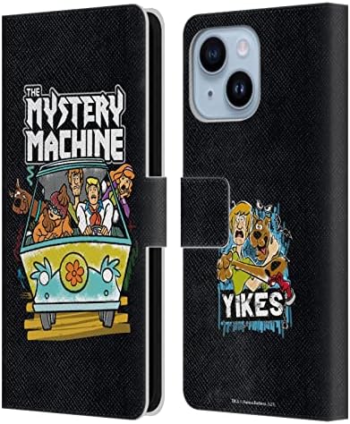 Baş Kasa Tasarımları Resmi Lisanslı Scooby-Doo Grunge Gizem Makinesi Gizem A. Ş. Deri Kitap Cüzdan Kılıf Kapak Apple