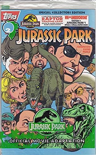 Jurassic Park 2 (kartlı ) VF / NM; Topps çizgi roman
