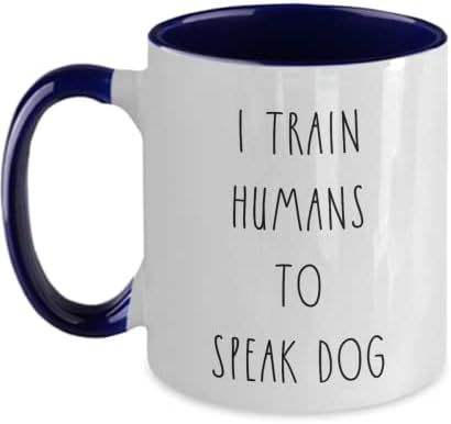 Köpek Eğitmeni Hediyeler, Kadınlar, Erkekler için Köpek Eğitmenleri için komik kahve Kupası, İnsanları köpekleri Konuşmak