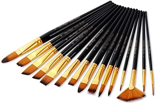 SDGH 15 adet / takım Profesyonel Yağlı Boya Fırçası Kanvas Çanta Suluboya Akrilik Boya Fırçası Sanat Malzemeleri Zanaat