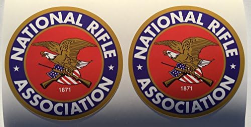 2 NRA Ulusal Tüfek Derneği Kalıp Kesim Çıkartmaları