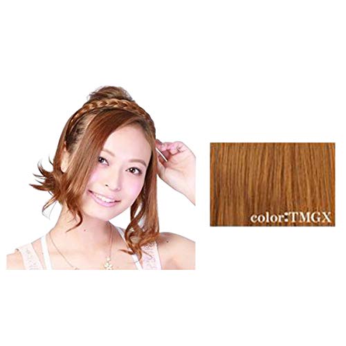 Priscilla PG-02 Mitsuami peruk, saç bandı, ısıya dayanıklı, TMGX, karışık kül altın