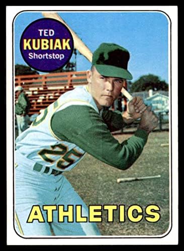 1969 Topps 281 Ted Kubiak Oakland Atletizm (Beyzbol Kartı) NM Atletizm