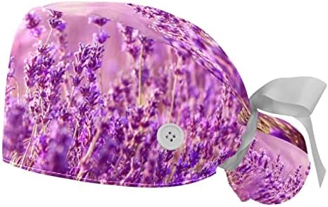 2 ADET Kabarık Kap Düğmesi At Kuyruğu Kılıfı Pamuk Çalışma Şapka Ter Bandı Ayarlanabilir Cerrahi Kapaklar Vintage