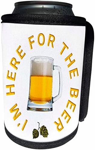 3dRose Bira sarısı metni ve görüntüsü için buradayım. - Can Soğutucu Şişe Sargısı (cc-363981-1)