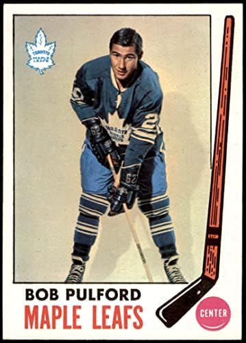 1969 Topps 53 Bob Pulford Toronto Akçaağaç Yaprakları (Hokey Kartı) ESKİ / MT + Akçaağaç Yaprakları