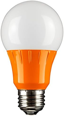 Sunlite 40452 LED A19 Renkli Ampul, 3 Watt (25w Eşdeğeri), E26 Orta Taban, Kısılabilir Değil, UL Listeli, Parti Dekorasyonu,