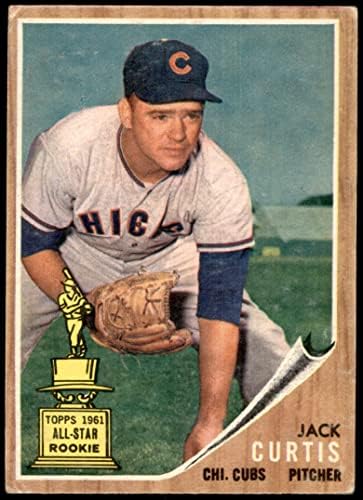 1962 Topps 372 Jack Curtis Chicago Cubs (Beyzbol Kartı) Dekanın Kartları 2-İYİ Yavrular
