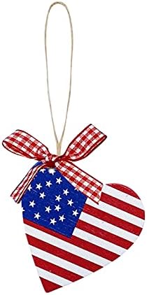 Bağımsızlık Günü Yurtsever DIY İlmek Ahşap asmak için bayrak Kolye Ev Dekor Noel Centerpiece Garland Masa Süslemeleri