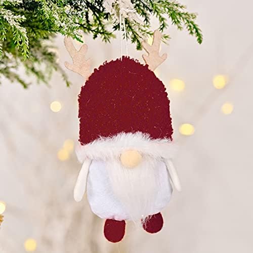Bebek Kolye Noel Kuzu Şapka Dekorasyon Kolye Noel Noel Meçhul Dekorasyon Asılı Noel Centerpieces Süslemeleri
