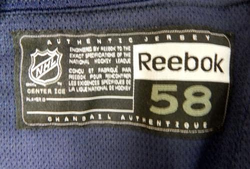 New York Rangers Oyunu Kullanılmış Donanma Antrenman Forması Reebok NHL 58 DP29887 - Oyun Kullanılmış NHL Formaları